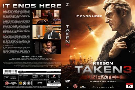 Taken 3 DVD Cover (2015) R2 Nordic Retail