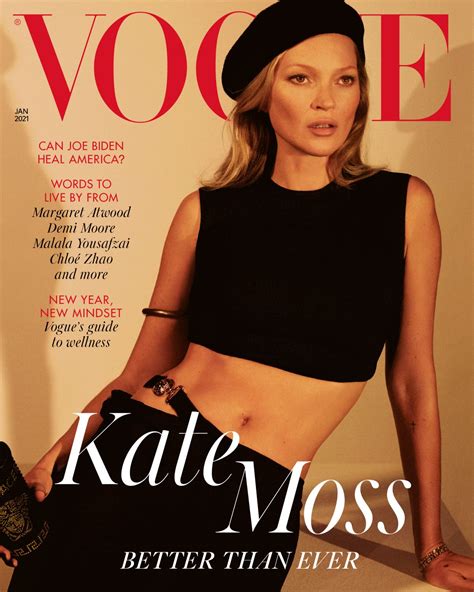 KATE MOSS for Vogue Magazine, January 2021 – HawtCelebs