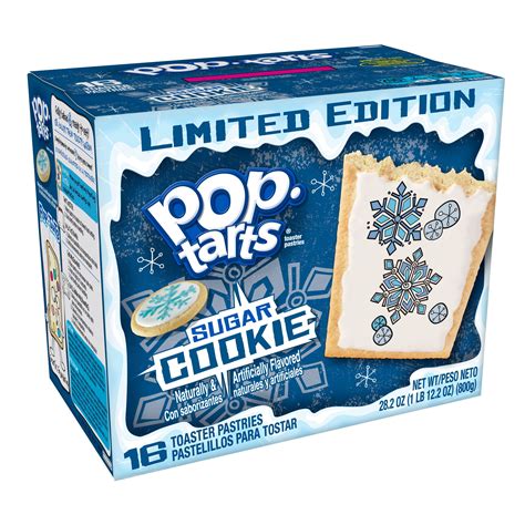 Pop-Tarts Toaster Pastries, Frosted Sugar Cookie, Limited Edition ...