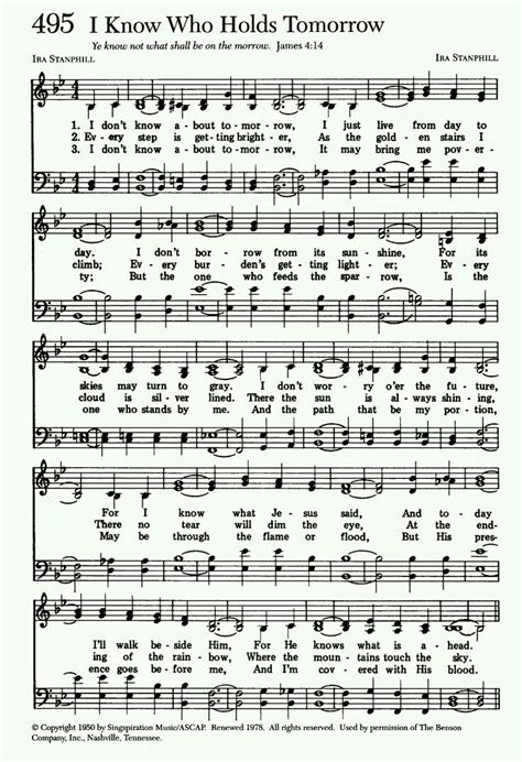 Jesus Hold My Hand Sheet Music Pdf