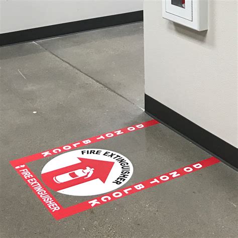 Floor Marking for Fire Extinguishers | Aviation Pros