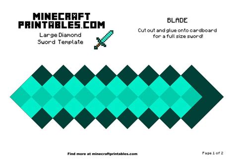 Free Printable Sword Template - mauriciocatolico