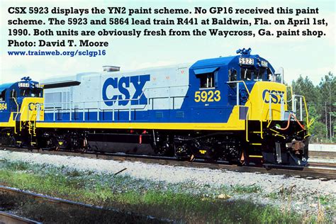 More info on CSX's paint schemes can be found on the Bull Sheet. Click HERE