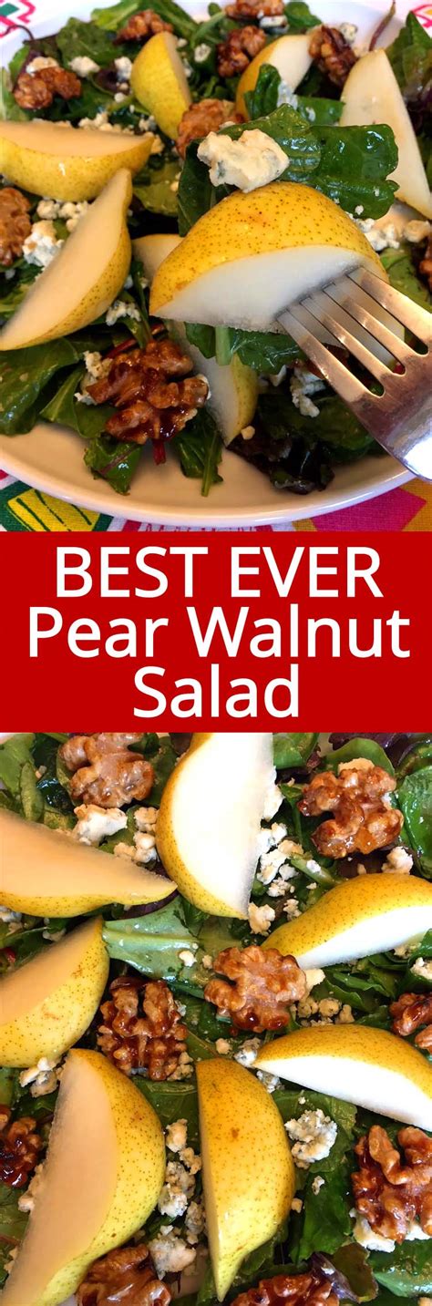 Pear, Walnut And Blue Cheese Salad – Melanie Cooks