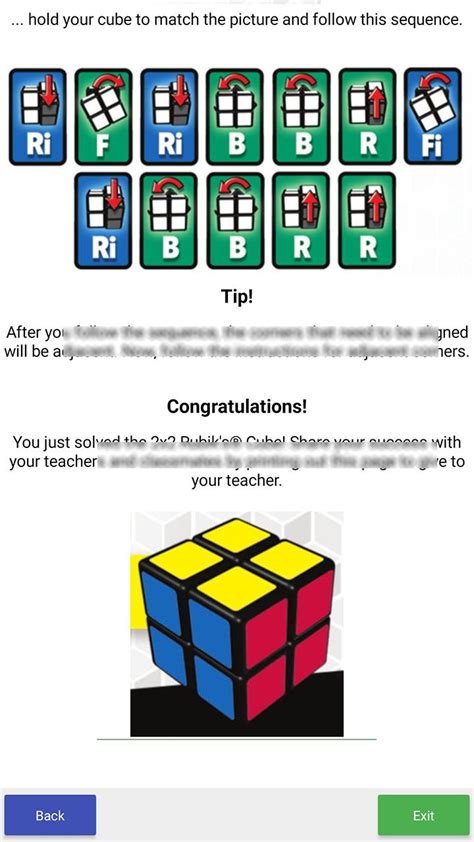 Printable How To Solve A 2X2 Rubik's Cube