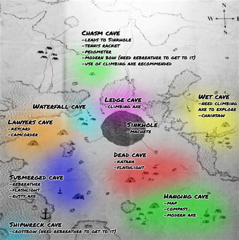 The Forest Map Of Cave Entrances