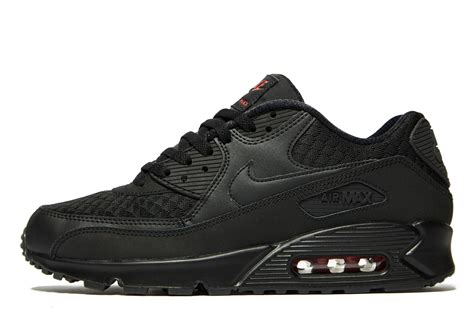 Nike Leather Air Max 90 in Black/Red (Black) - Lyst