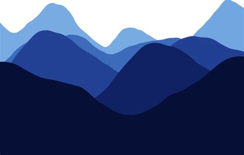 Mountain Range Silhouette Png : Mountain Silhouette Vector Mountains ...