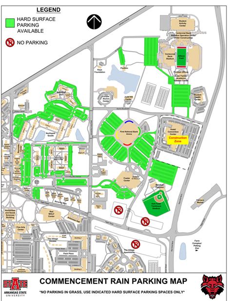 Arkansas State University Campus Map – Map Vector