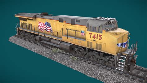 Diesel locomotive - 3D model by Chip Buchanan (@ChipBuchanan) [dd3fdae ...