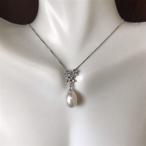 Freshwater Pearl Necklacepearl Necklacewedding Pearl - Etsy