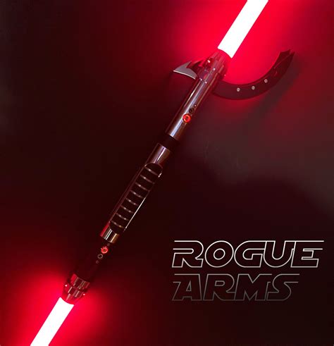 THE CRIMSON MAUL DARTH MAUL REPLICA LIGHTSABER STAFF 11+ COLORS HEAVY ...