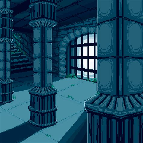 Pixel art dungeon animation by camilaxiao on DeviantArt