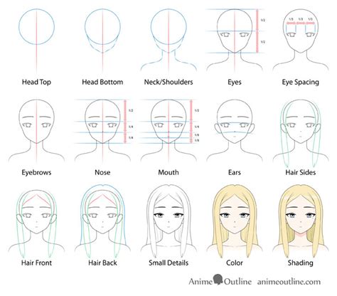 How to Draw a Beautiful Anime Girl Step by Step - AnimeOutline