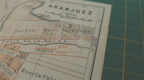 1929 vintage aranjuez map – Artofit