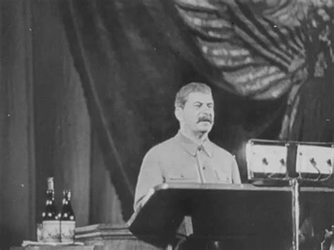 1930s: Stalin speech | Stock Video | Pond5