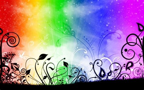 Rainbow Flower Wallpapers - Wallpaper Cave