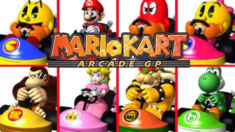 Mario Kart Arcade GP: All Characters - YouTube