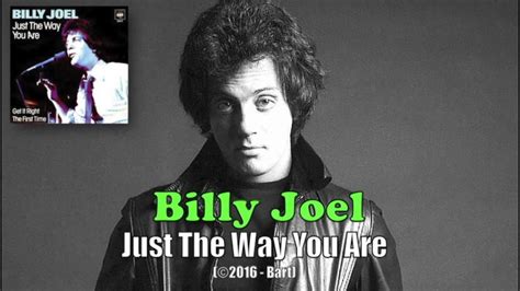 Billy Joel - Just The Way You Are (Karaoke) - YouTube