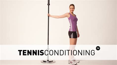 Anterior Deltoid Static Stretching Exercise | Tennis Conditioning - YouTube