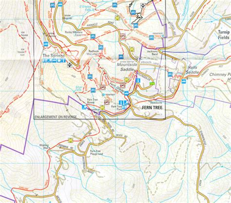 Wellington Park Map Tasmap - Maps, Books & Travel Guides