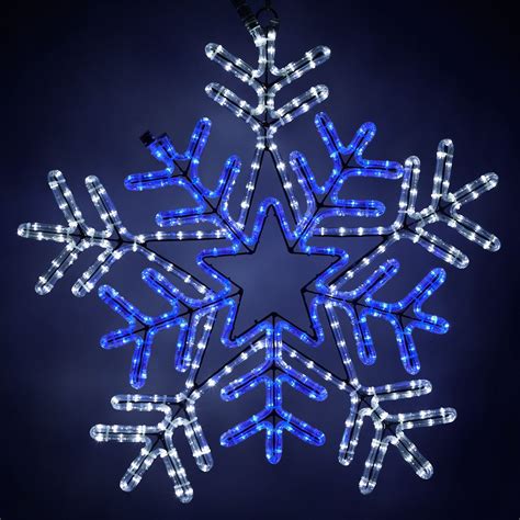 Love the flashing blue and white! Christmas Light Displays, Led ...