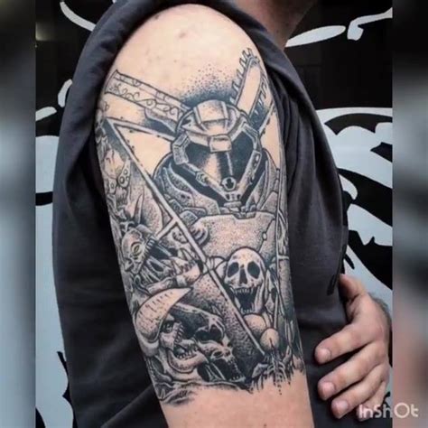 Doom Slayer tattoo by @sinke_... - Lonis Tattoo Studio