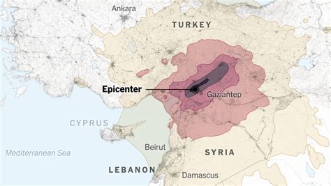 Dawn Aguilar Berita: Turkey Earthquake 2023 Epicenter Map