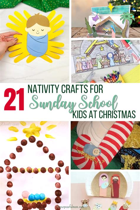 21 Nativity Crafts for Sunday School Kids at Christmas - The Purposeful Mom