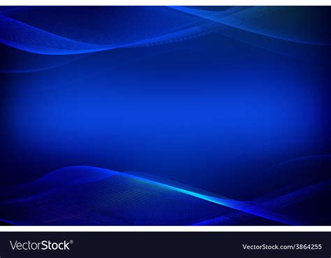 Abstract blue background of glowing lines Vector Image