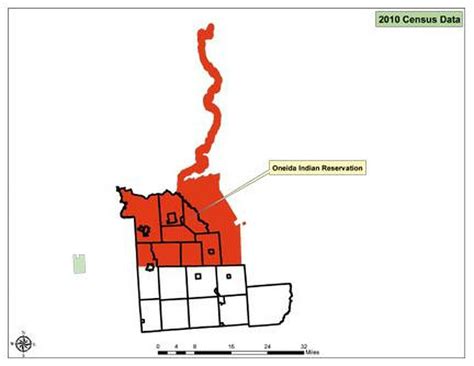 Census map shows Oneida Indian Nation reservation land grew from 32 ...