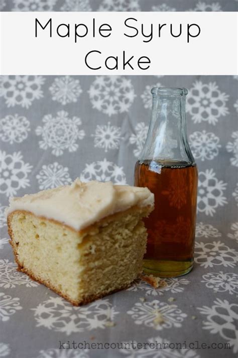 Maple Syrup Cake | Maple syrup recipes, Cake recipes, Desserts