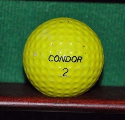 Vintage Yellow Condor golf ball (With images) | Golf ball, Vintage ...