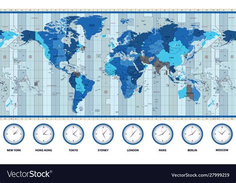 Time zones world map - bucksmumu