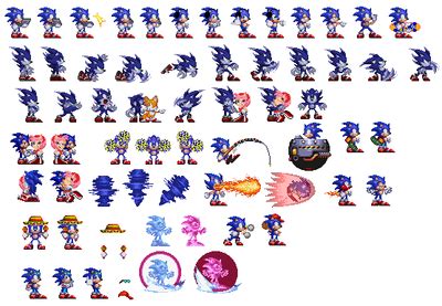 Custom Sonic Sprites by 658z743z on DeviantArt