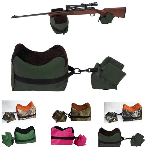 Hunting Gun Accessories Unfilled Dead Shot Front & Rear Shooting Bag ...