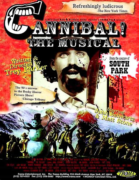 Trey Parker and Matt Stone’s CANNIBAL THE MUSICAL (Trey Parker, 1993 ...