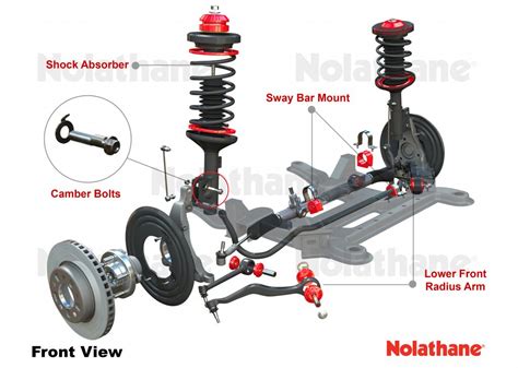 Auto Brake Parts - Nolathane Radius arm - lower arm for HOLDEN COMMODORE VE