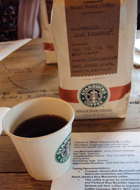 Starbucks Jamaica Blue Mountain Coffee: The rarest coffee perhaps ...