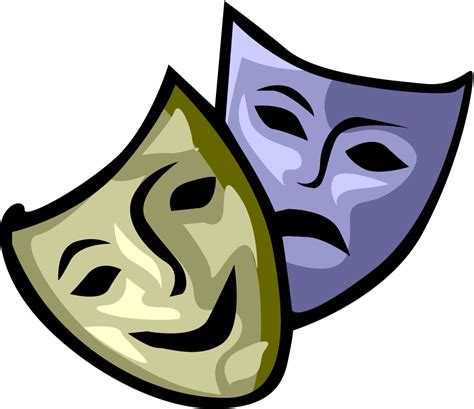 Drama Masks Vector - ClipArt Best