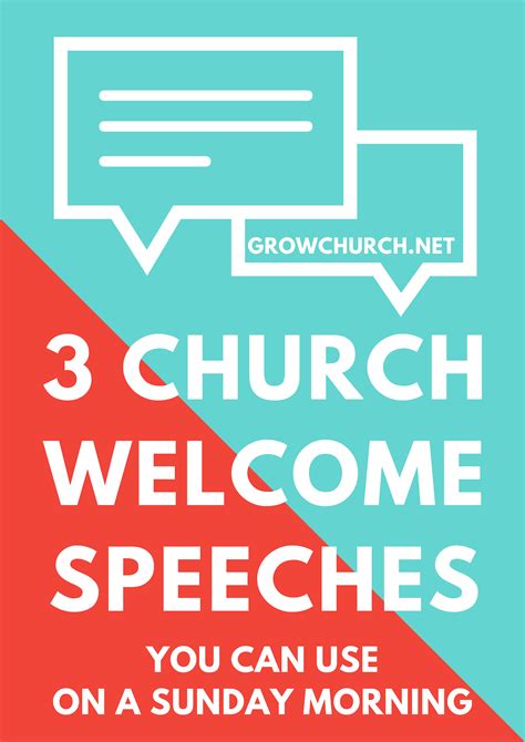 Free church Welcome Speeches | GrowChurch