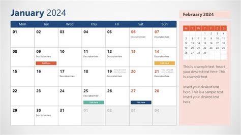 Powerpoint Photo Calendar Template 2024 Lok - Lily Shelbi