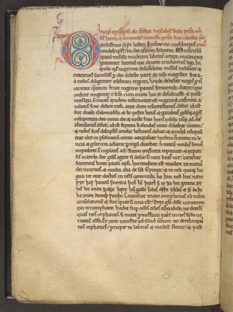 Will the real Venerable Bede please stand up? - Medieval manuscripts blog