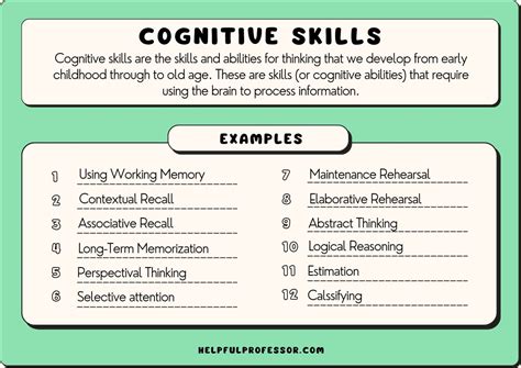 23 Cognitive Skills Examples (2024)