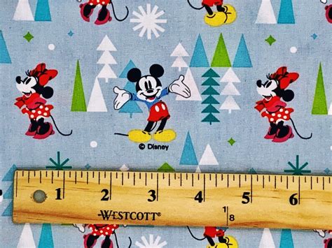 Disney Christmas Fabric by the Yard 63x36 | Etsy