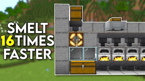 Best EASY Super Smelter Minecraft 1.19! Minecraft Bedrock - YouTube