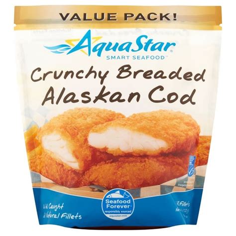 Aqua Star Crunchy Breaded Alaskan Cod Fillets (20 oz) - Instacart