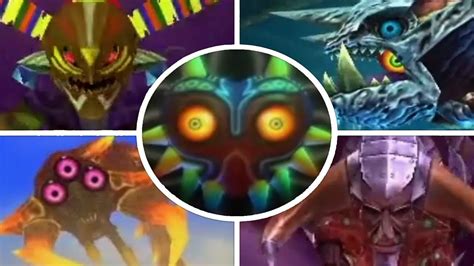 The Legend of Zelda: Majora's Mask 3D - All Bosses (3DS) - MAG.MOE