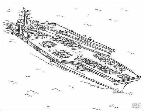 List Of Aircraft Carrier Coloring Pages