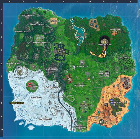 Fortnite 2 - Season 1 New Map Named Locations & Landmarks